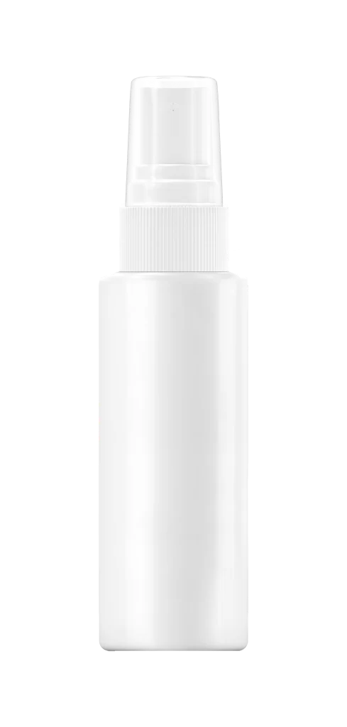 White Bottle Transparent Pump Dispenser