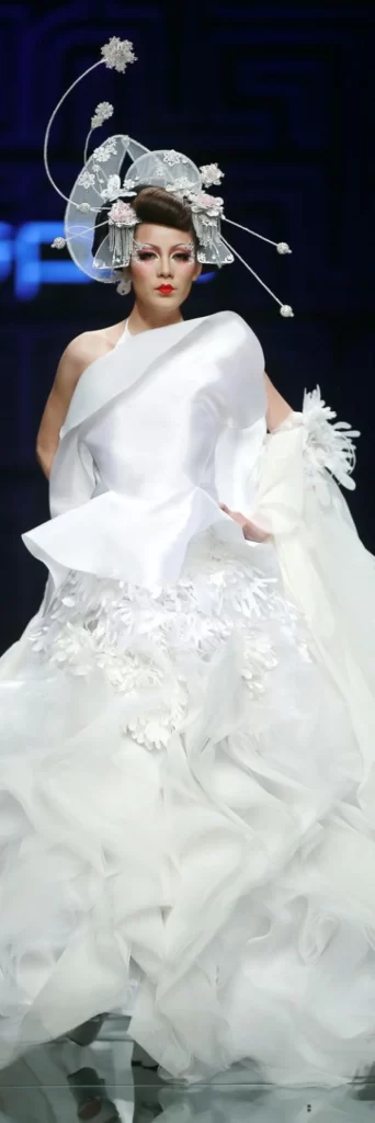 White Dress Floral Headpiece