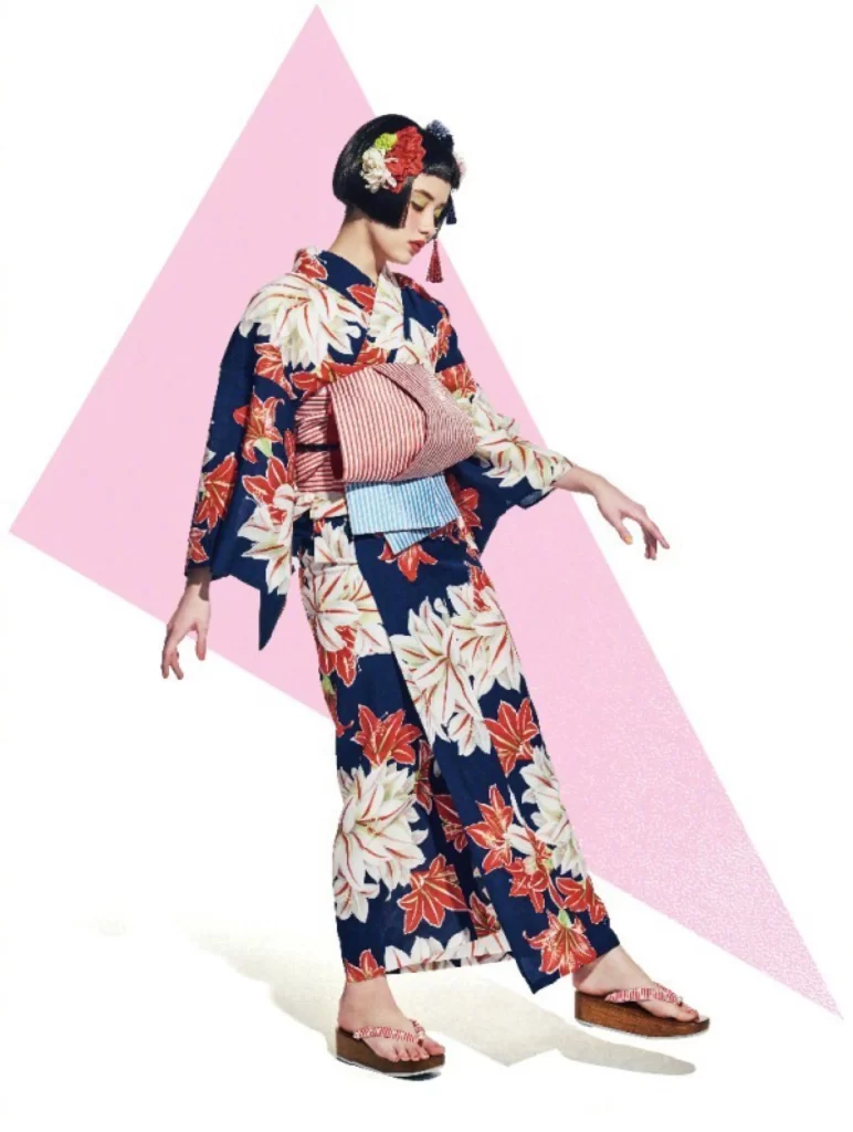 White Floral Kimono