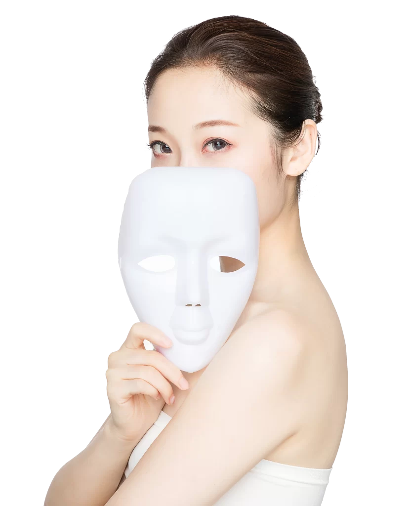 Woman Mask White