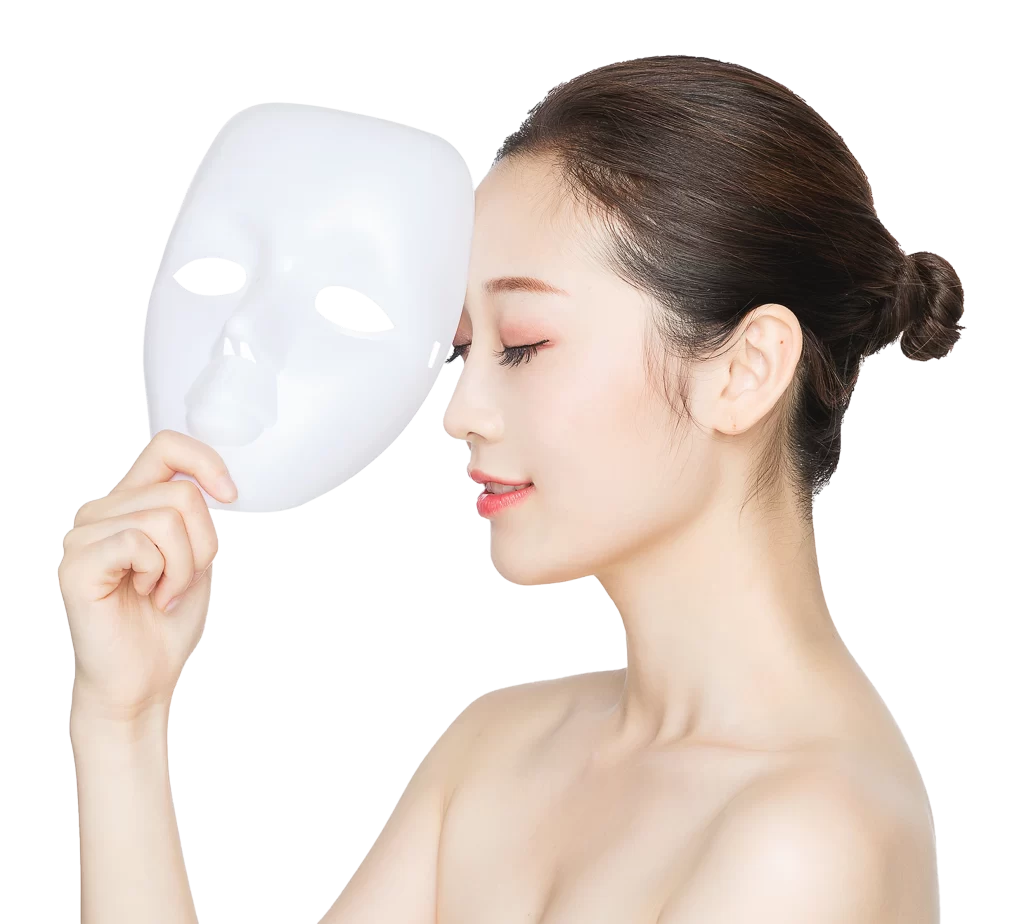 Woman Mask White Skin Beauty