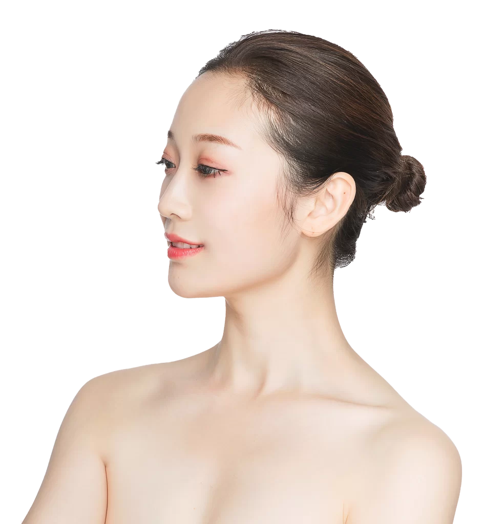 Woman Portrait Brown Hair Nude Beauty
