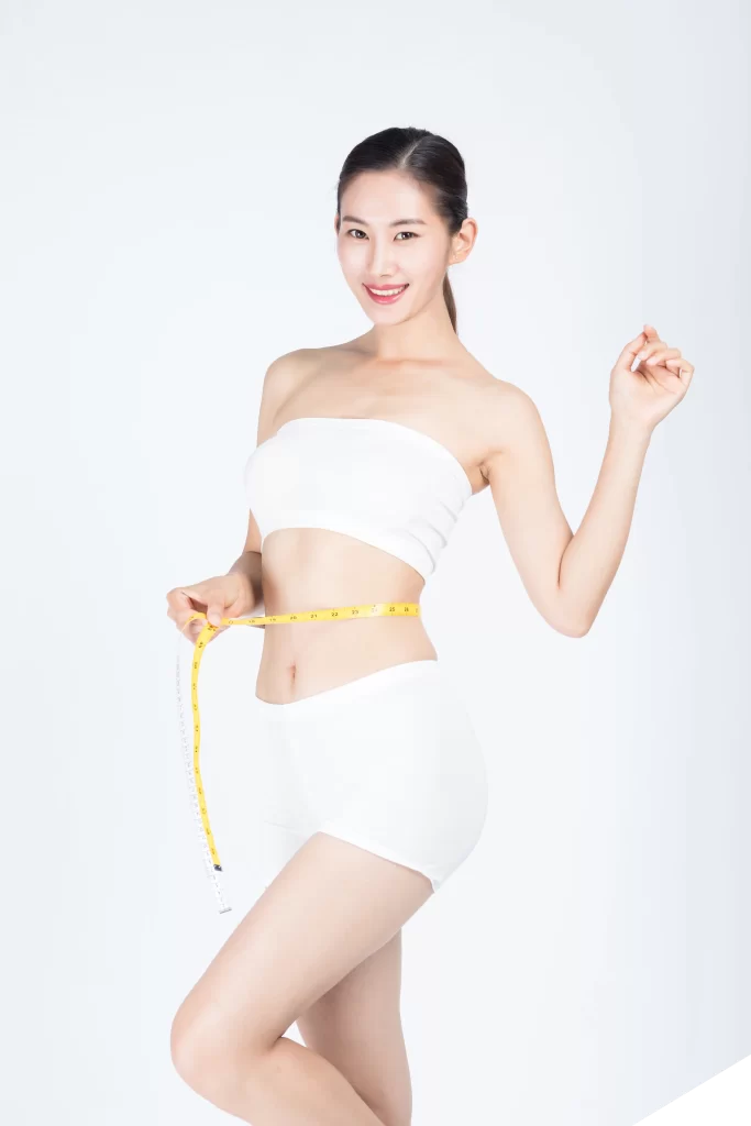 Woman White Yellow Fitness