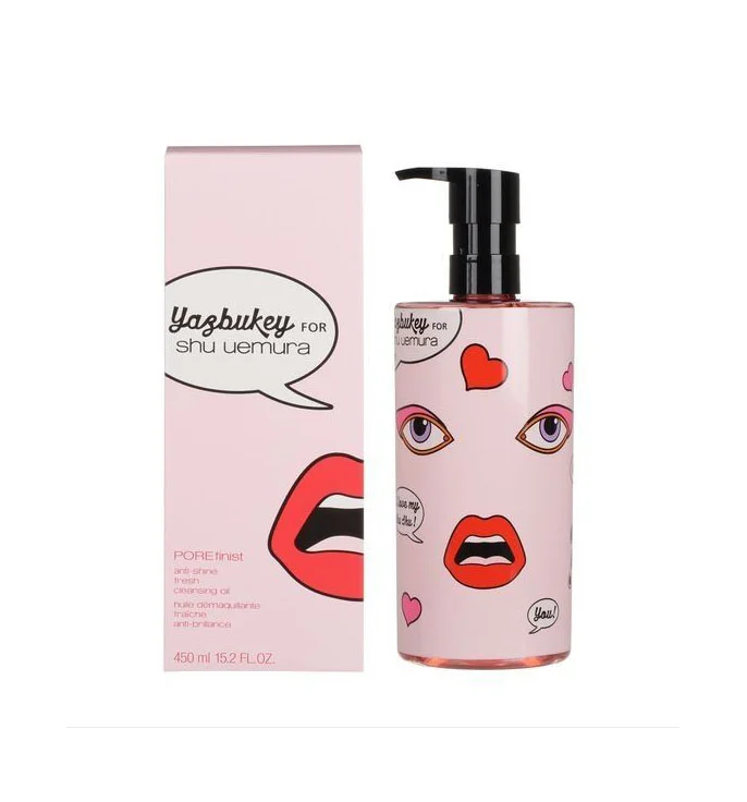 Yoshitomo Nara Shu Uemura Skincare Bottle Pink Pump Artistic