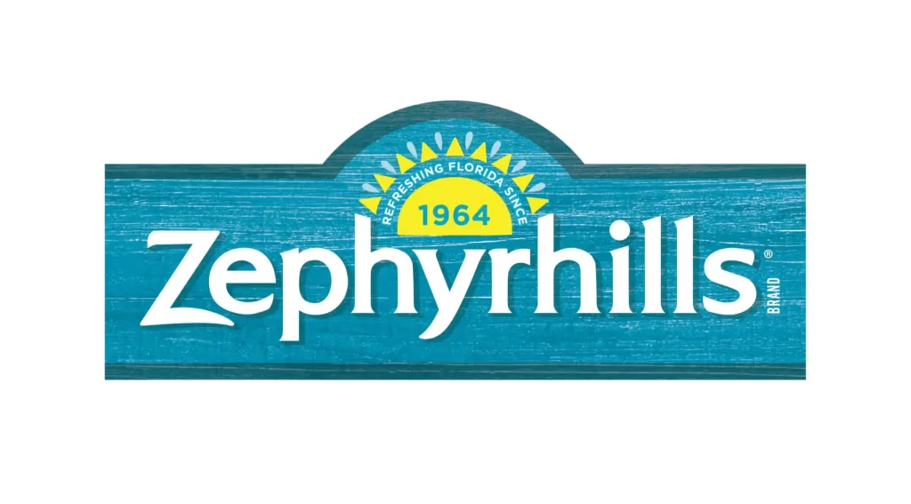 Zephyrhills Brand Blue Yellow Sun Packaging