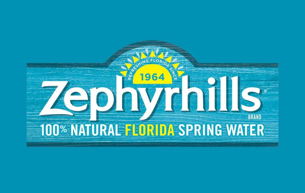 Zephyrhills Natural Spring Water Blue Packaging