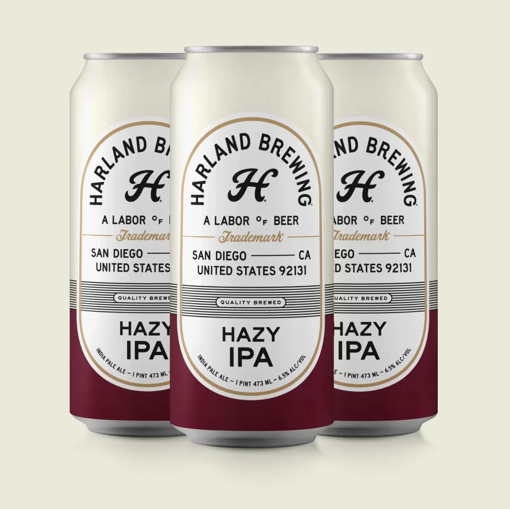Harland Brewing Hazy IPA Can Hazy IPA