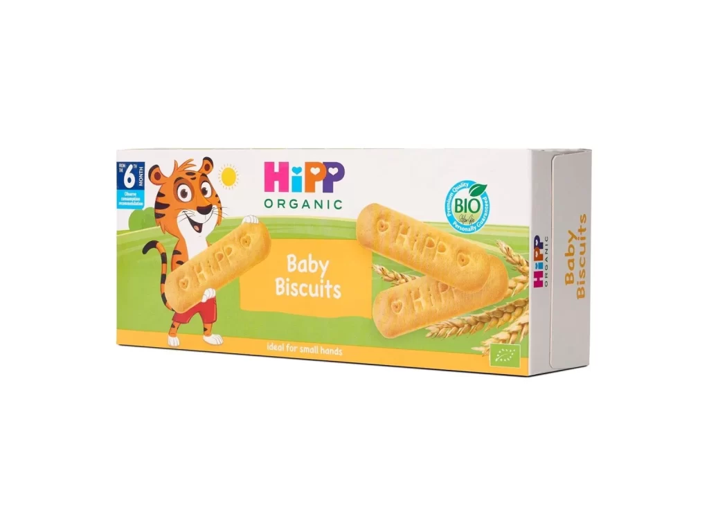 HiPP Organic Baby Snacks Packaging