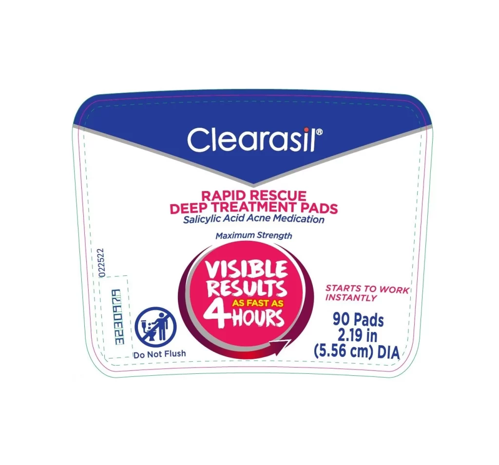 Clearasil Rapid Rescue Deep Treatment Pads Clearasil