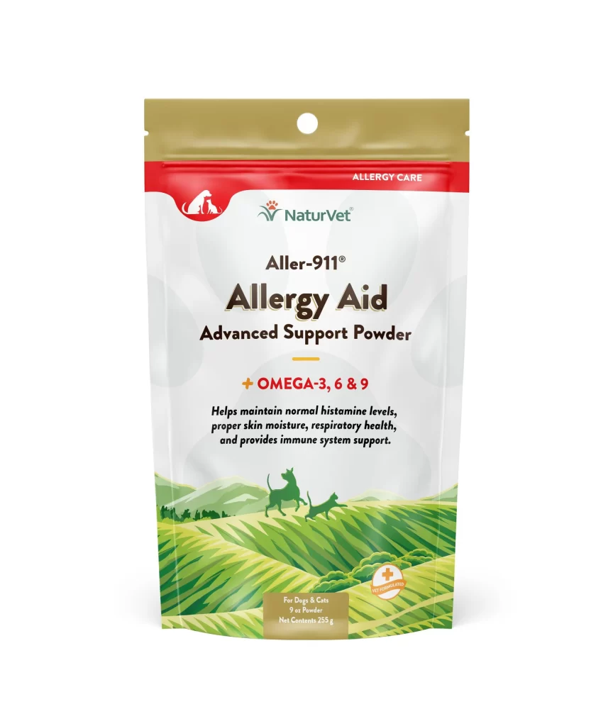 NaturVet Aller-911 Allergy Aid Advanced Powder Packaging