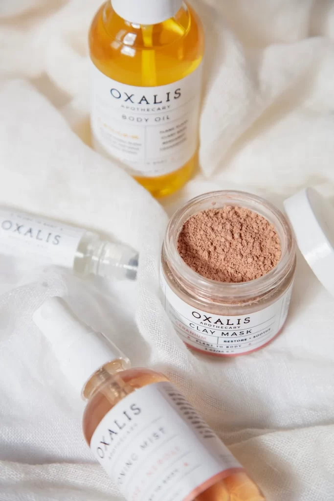 OXALIS Clay Mask Skincare Packaging