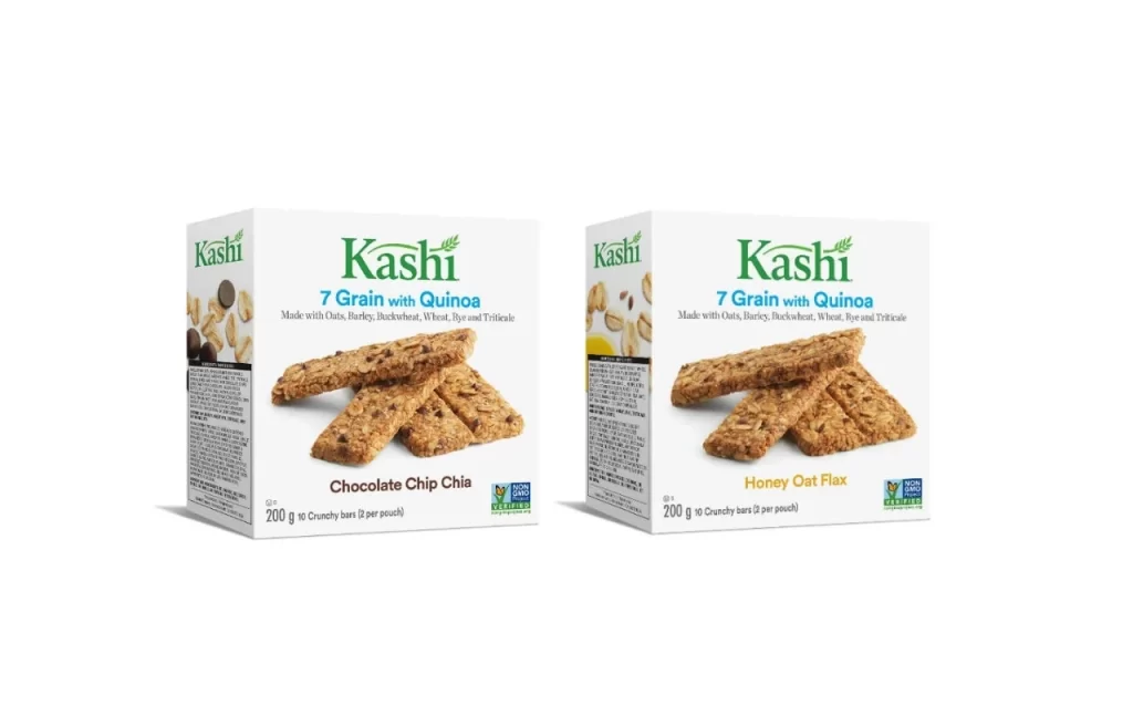 Kashi Crunchy Bars Chocolate Chip Chia, Honey Oat Flax