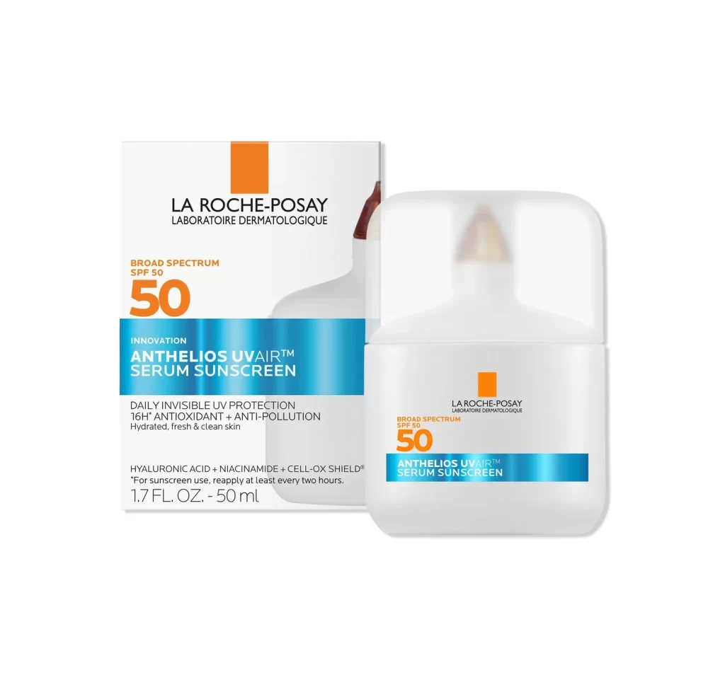 La Roche-Posay Anthelios UV Air Serum Sunscreen SPF 50 Skincare Packaging