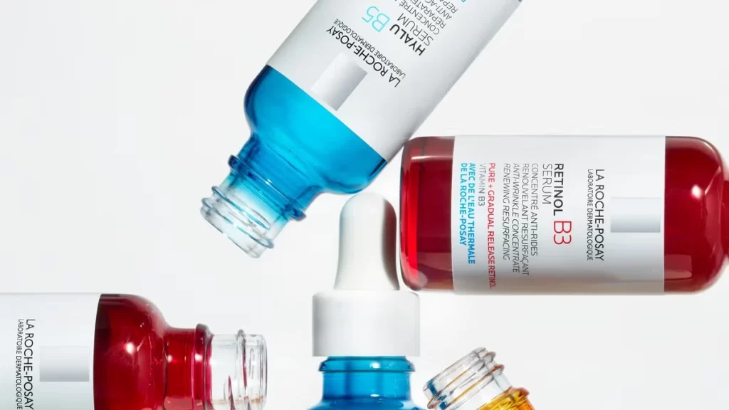 La Roche-Posay Hyalu B5, Retinol B3 Skincare Packaging