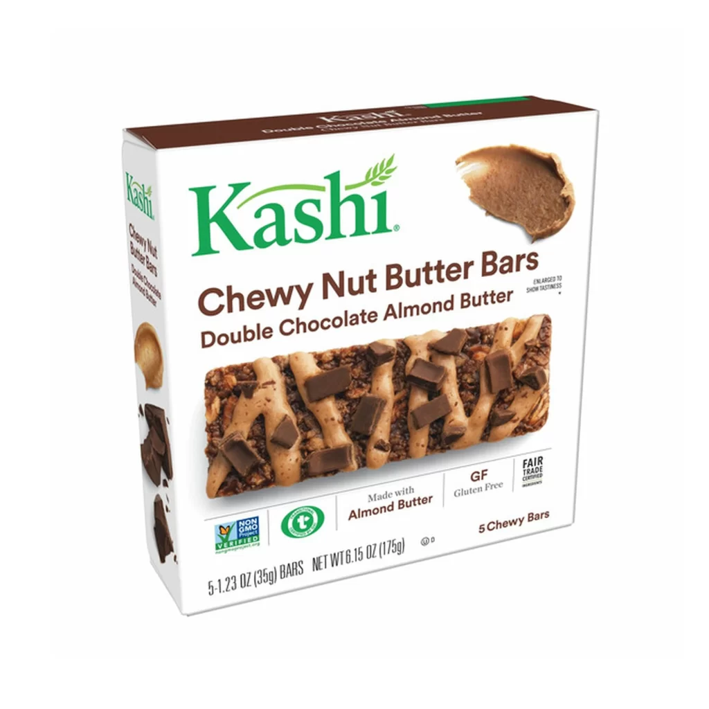 Kashi Chewy Nut Butter Bars Double Chocolate Almond Butter