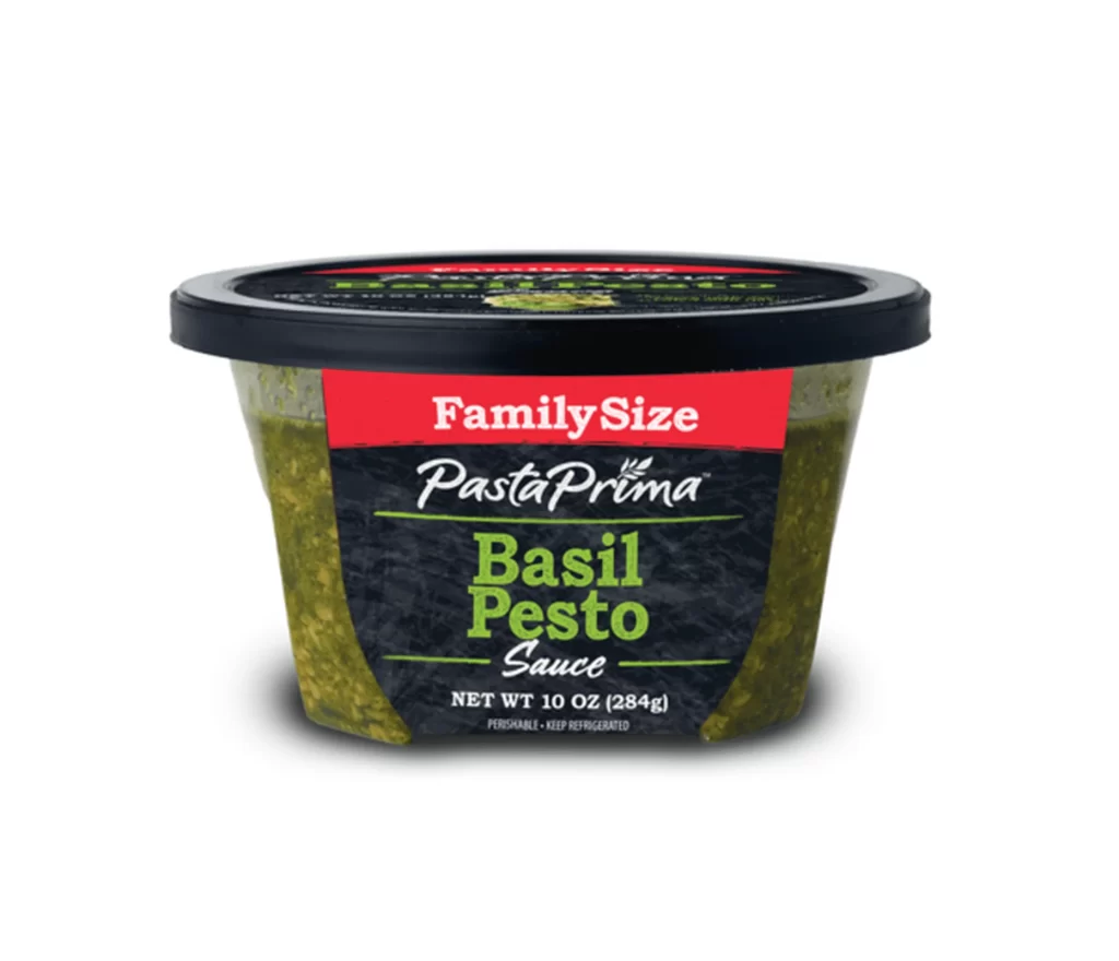 Pasta Prima Basil Pesto Fresh Pasta Packaging