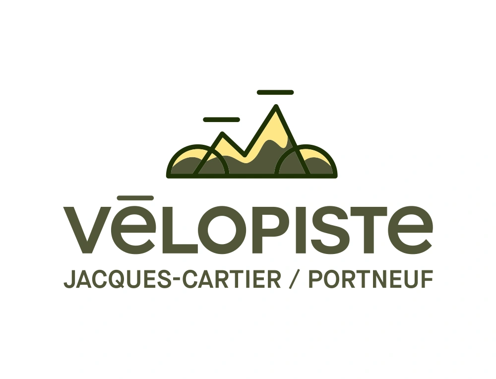 Velopiste Jacques Cartier Portneuf Logo