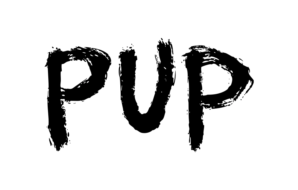 PUP Graffiti Black Logo