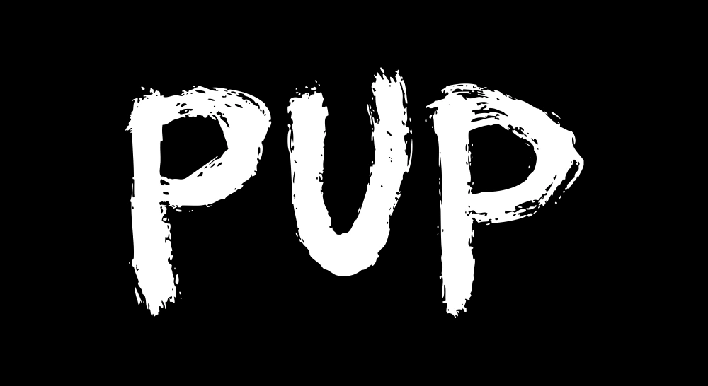 PUP Graffiti White Logo