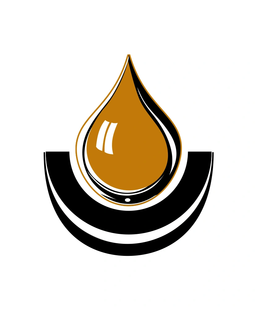 Polyester Buna Tropfen Logo