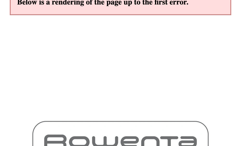 Rowenta Logo