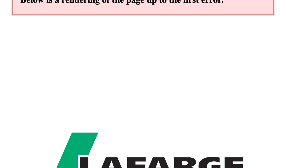 Lafarge (unternehmen) Logo