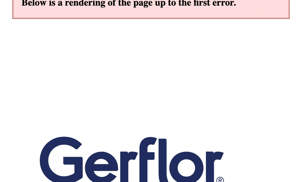 Gerflor (logo) Logo