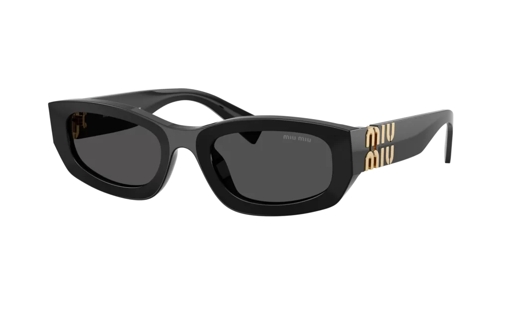 Miu Miu Black Square Sunglasses Model B04S Packaging