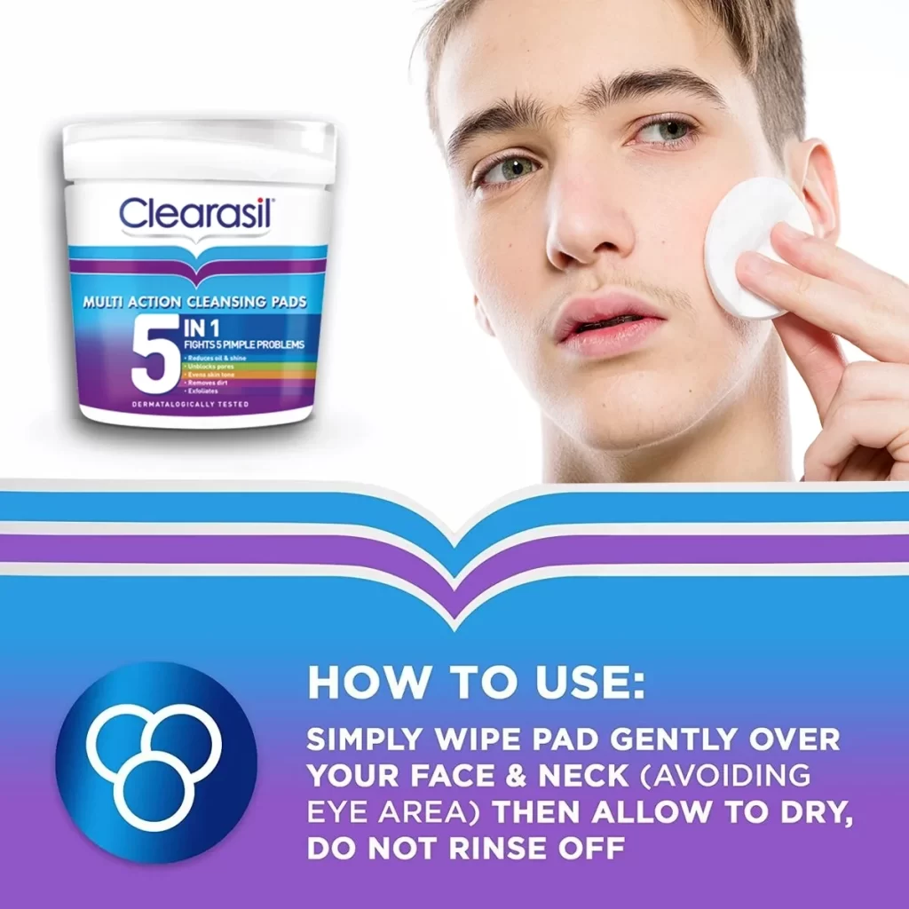 Clearasil Multi Action Cleansing Pads