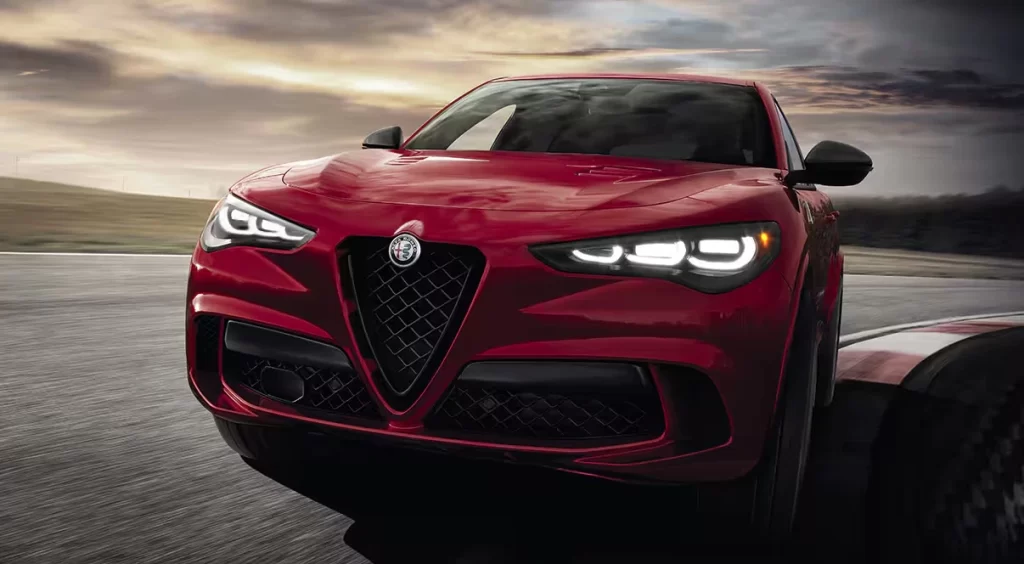 Alfa Romeo Stelvio Quadrifoglio Red Car Packaging