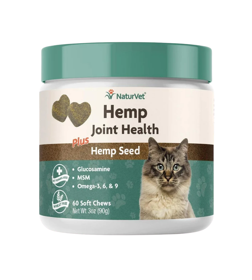 NaturVet Hemp Joint Health Cat Chews Packaging