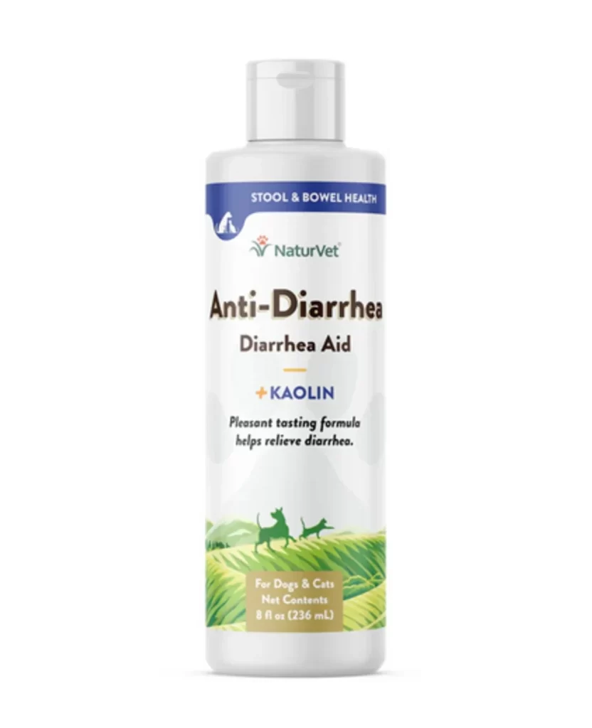 NaturVet Anti-Diarrhea Aid Pet Supplement Packaging