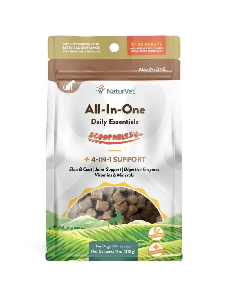 NaturVet Scoopables All-In-One Daily Essentials Packaging