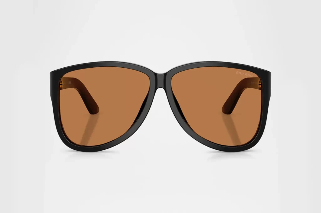 Miu Miu Black Tortoiseshell Sunglasses Packaging