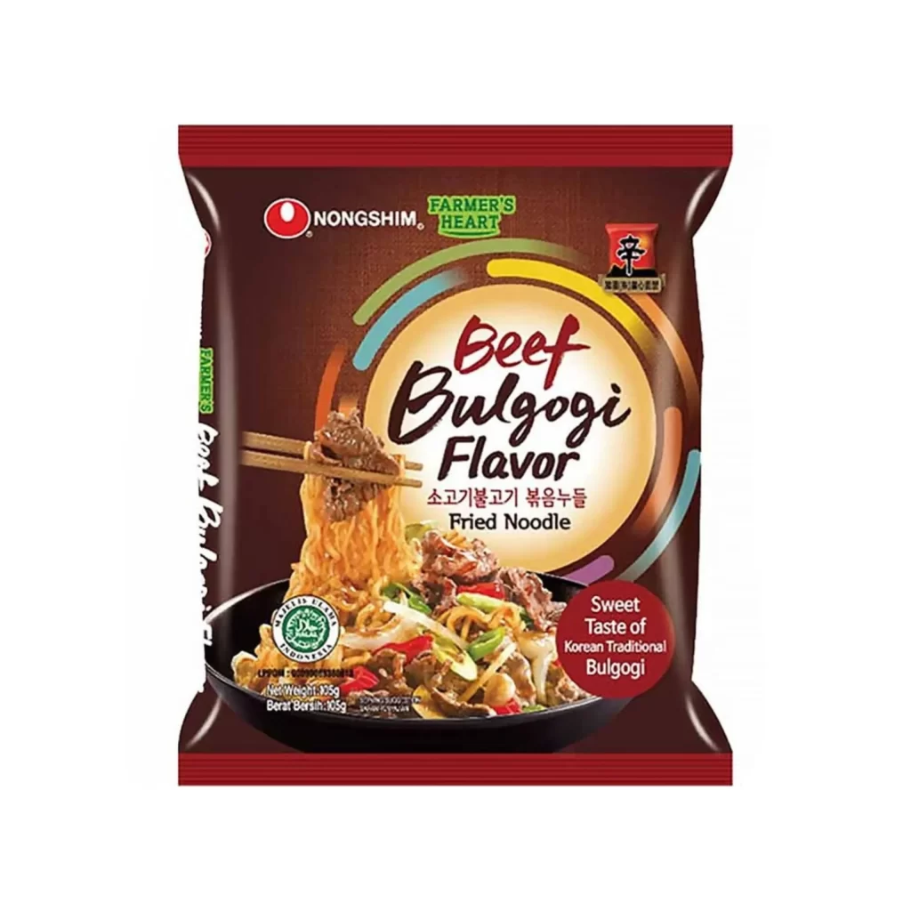 Nongshim Beef Bulgogi Flavor Ramen Packaging