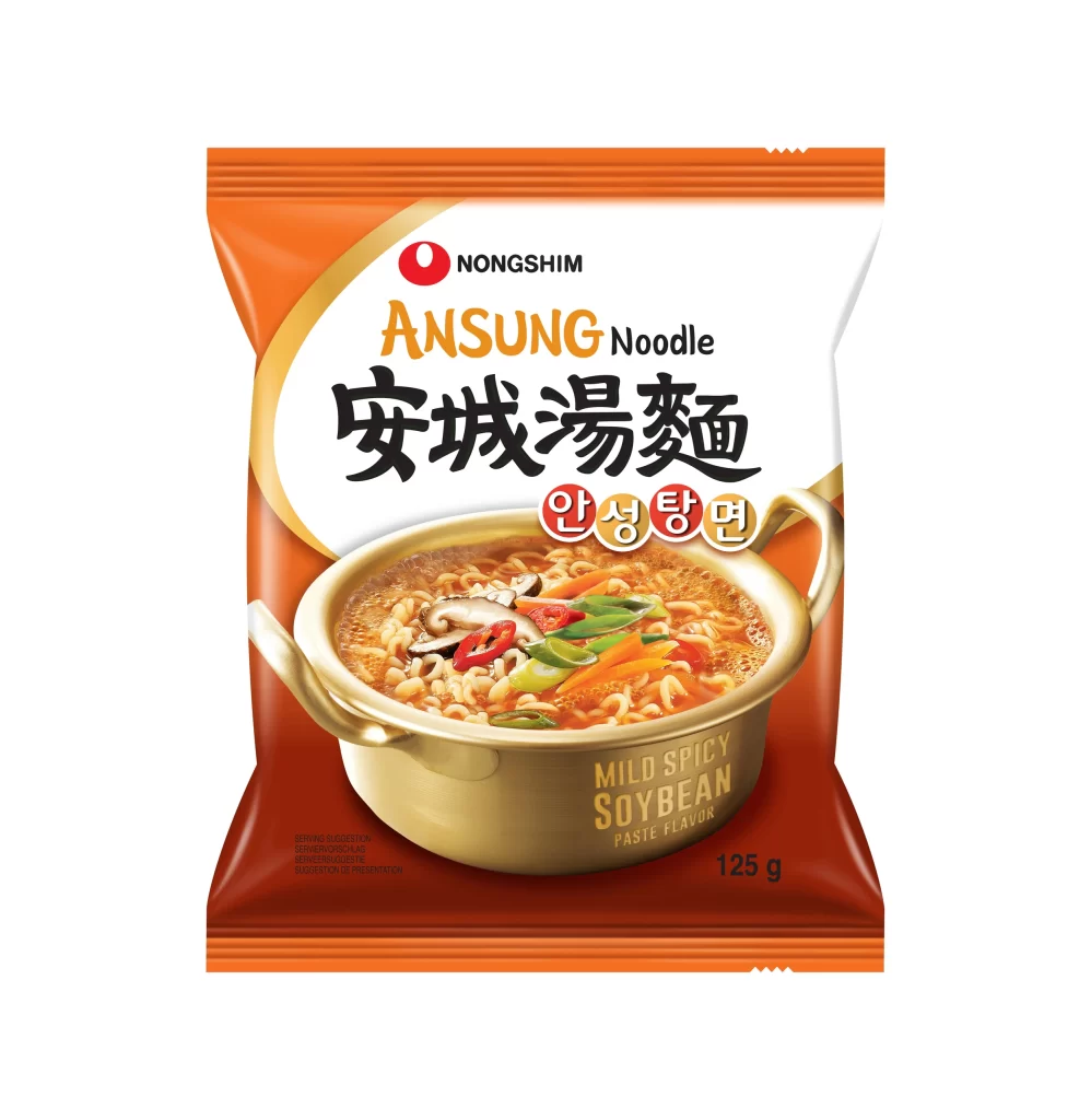 Nongshim Mild Spicy Soybean Paste Flavor Instant Noodles Packaging