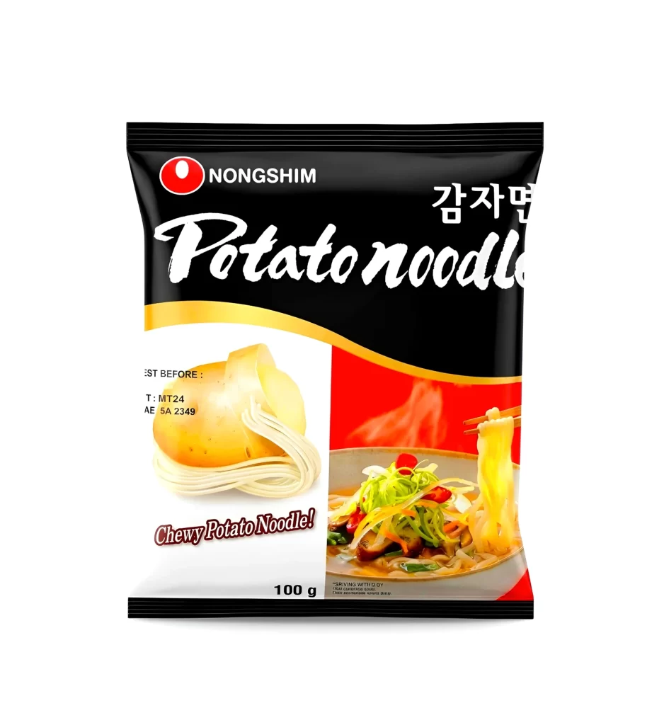 Nongshim Potato Noodle Potato Snack Packaging