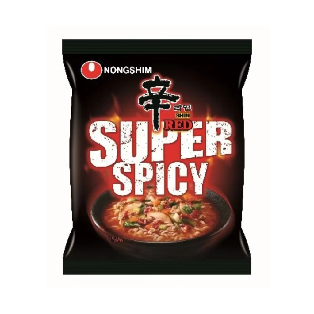 Nongshim Super Spicy Ramen Packaging