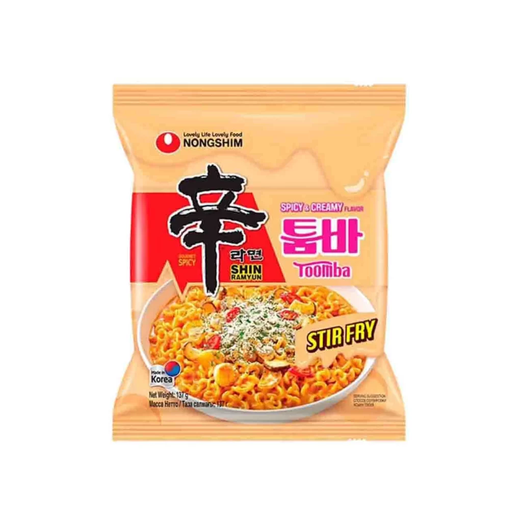 Nongshim Shin Ramyun Stir-Fry Noodles Packaging