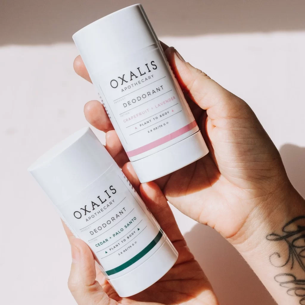 OXALIS Grapefruit + Lavender Natural Deodorant Variant 2 Packaging