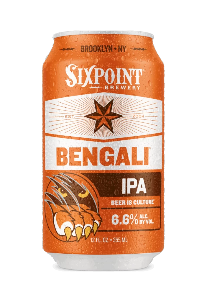 Sixpoint Brewery Bengali IPA Beer Label Packaging