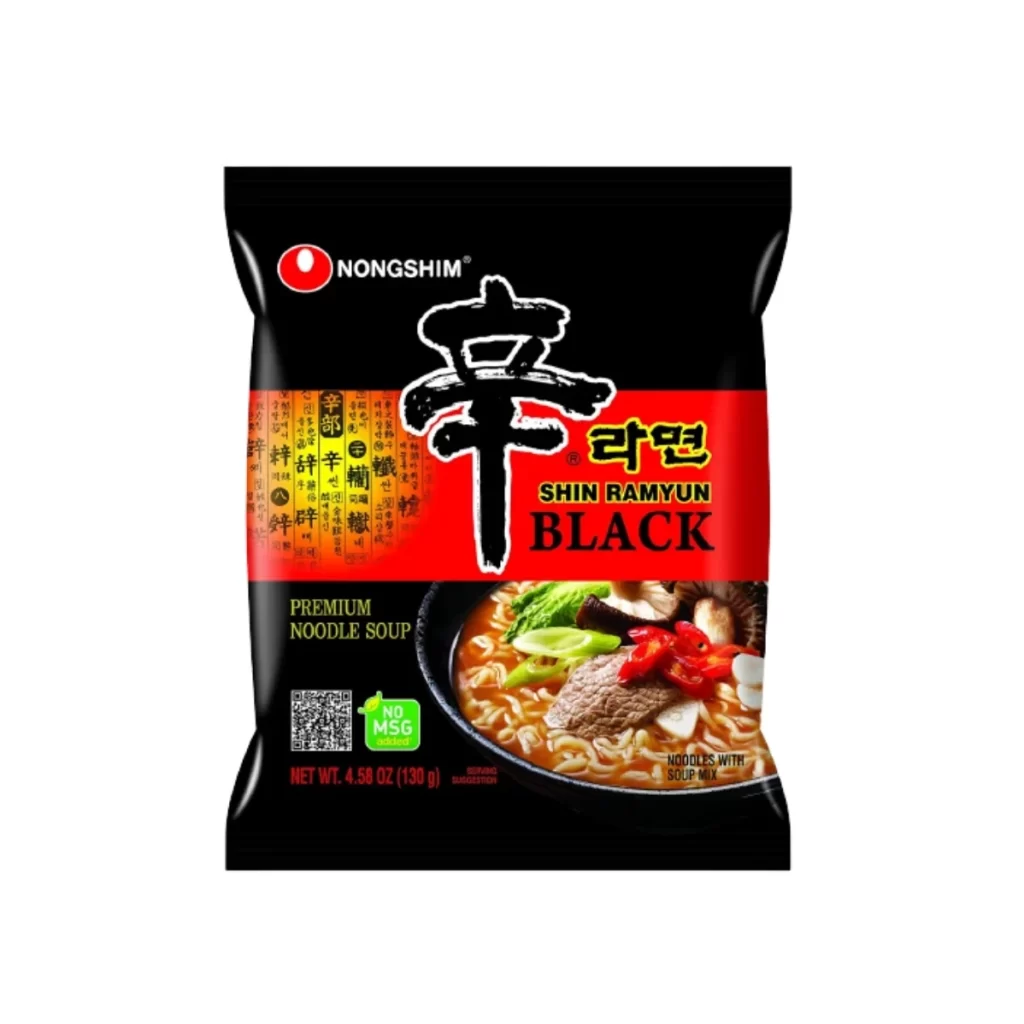 Nongshim SHIN RAMYUN BLACK Ramen Variant 3 Packaging