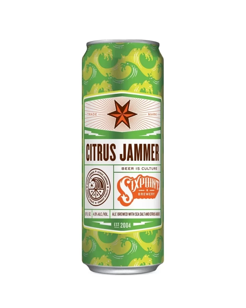 Sixpoint Brewery Citrus Jammer Craft Beer Packaging