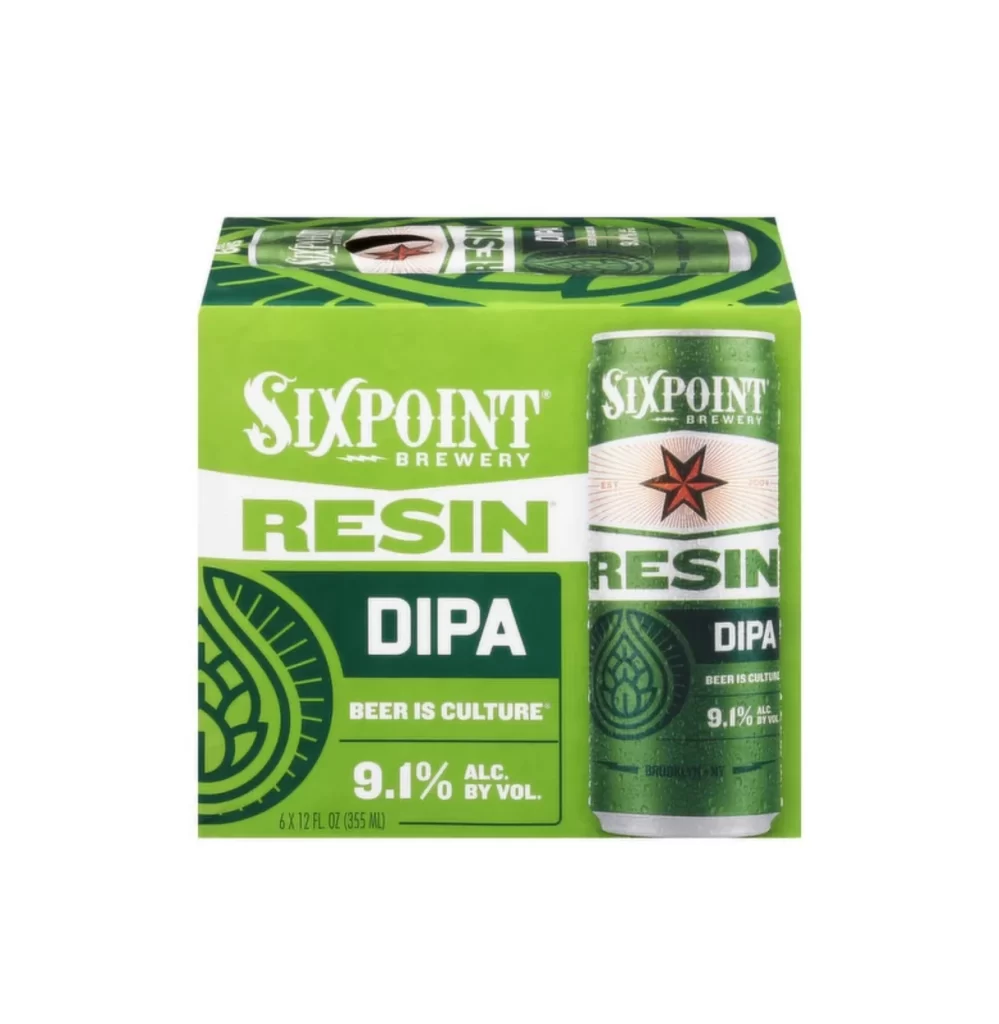 Sixpoint Brewery Resin DIPA Green Beer Packaging