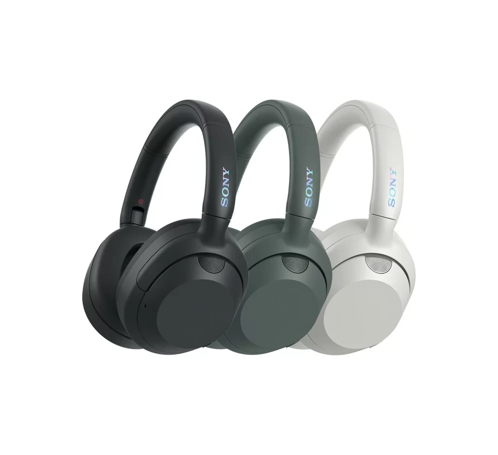 Sony WH-1000XM4 Black Green White Headphones Packaging