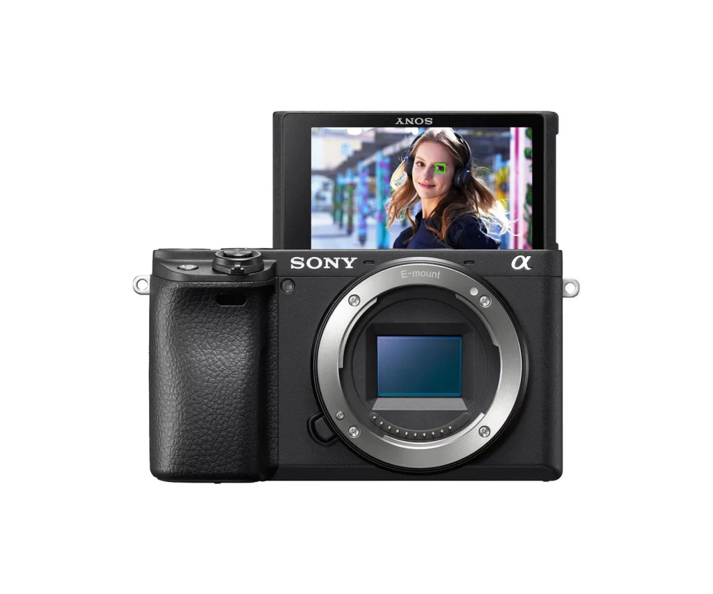 Sony Alpha series mirrorless camera with E-mount Black Camera Packaging
