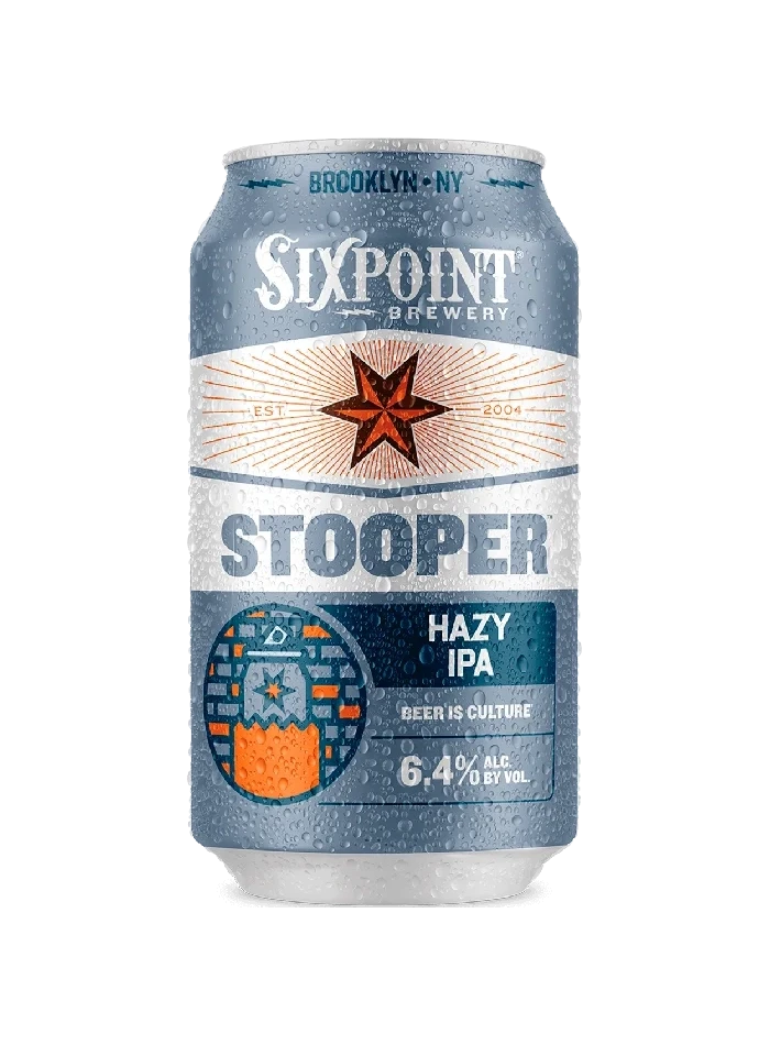 Sixpoint Brewery Stooper Hazy IPA 4 Pack Packaging