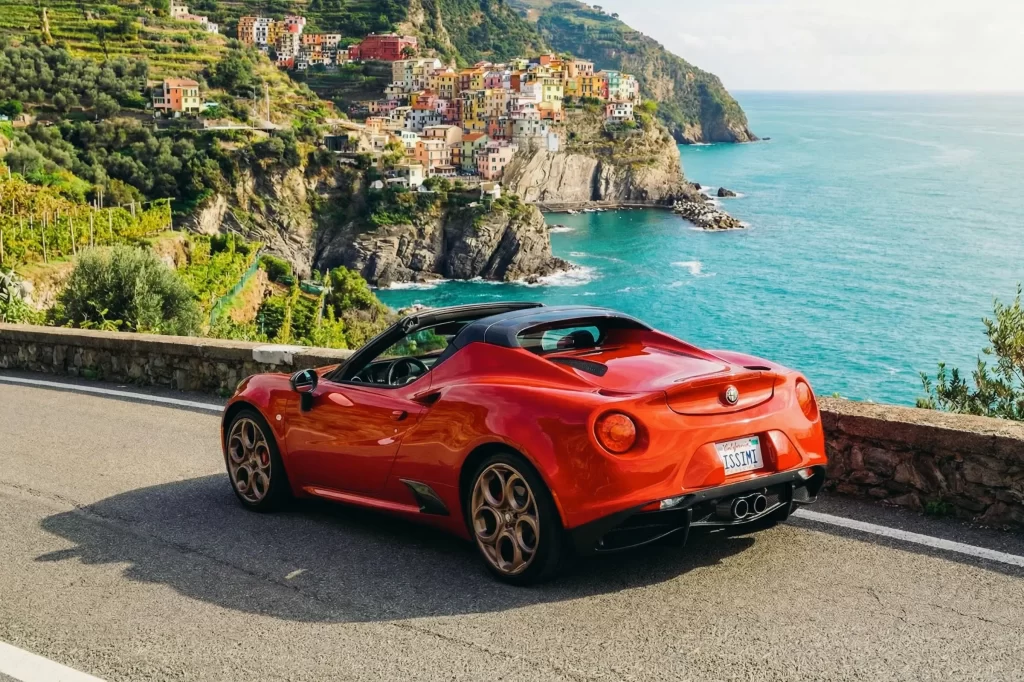 Alfa Romeo 4C Spider Red Car Packaging
