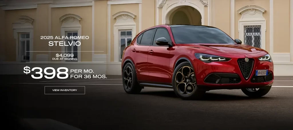 Alfa Romeo Stelvio Top Banner Car Packaging