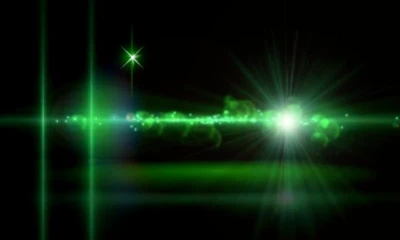 Green Lens Flares Collection
